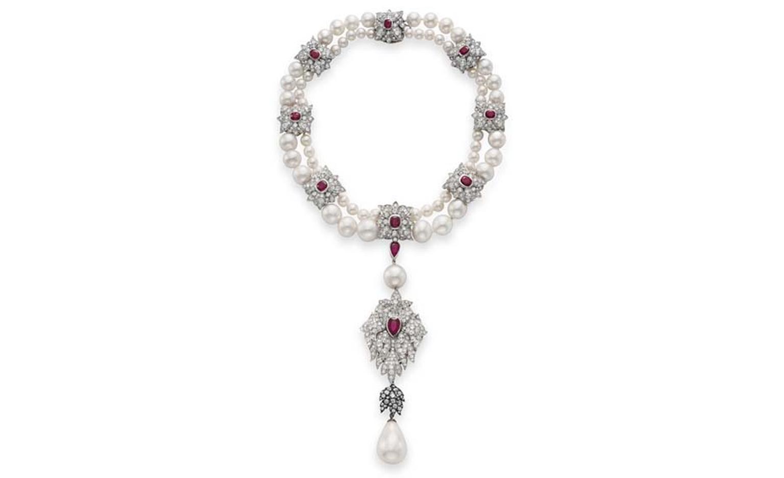 The La Peregrina 16th Century Pearl Ruby and Diamond